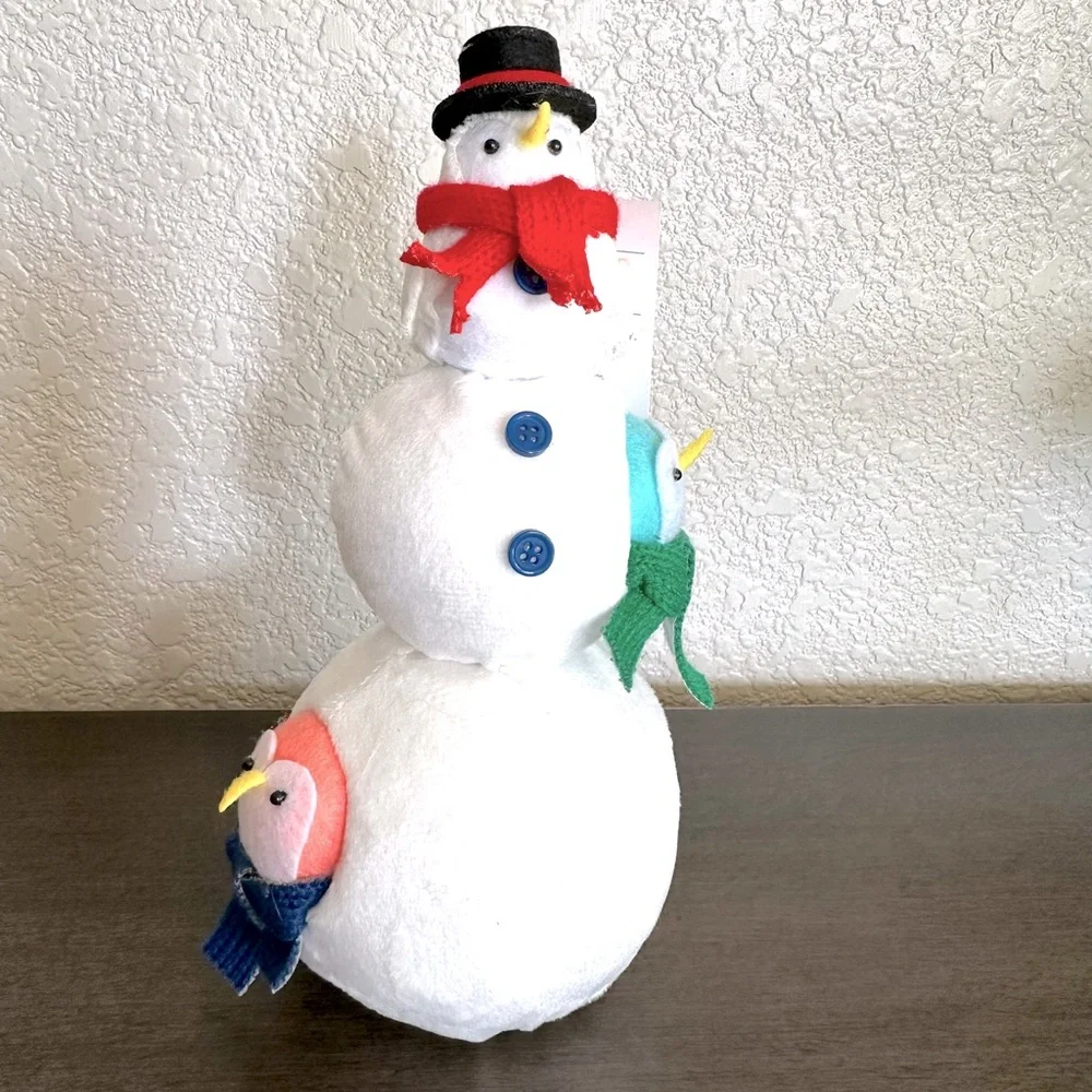 Featherly Friends Bird Snowman Stack 2023 Wondershop‎ Target NWT